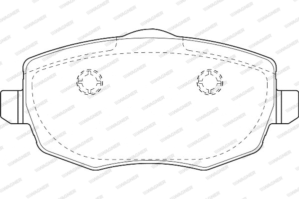 Brake Pad Set, disc brake (WBP24073C)