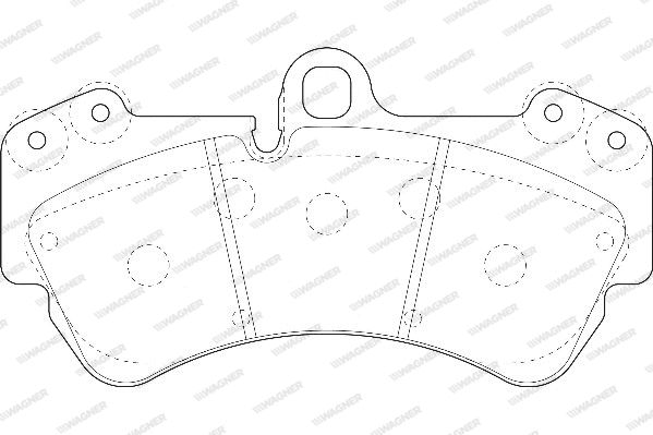 Brake Pad Set, disc brake (WBP23692A)