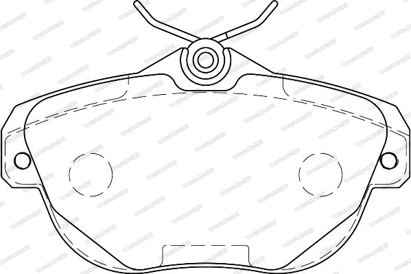 Brake Pad Set, disc brake (WBP24462A)