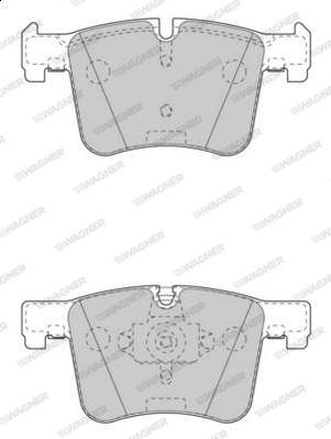 Brake Pad Set, disc brake (WBP25199A)