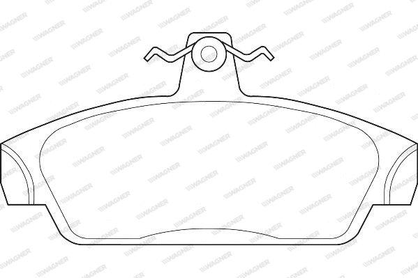 Brake Pad Set, disc brake (WBP21518A)