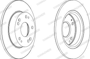 Brake Disc (WGR1558-1)