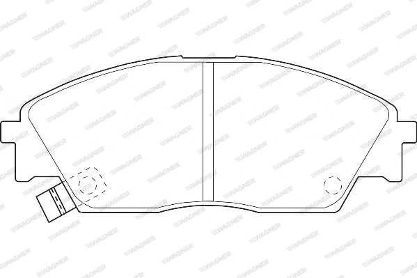 Brake Pad Set, disc brake (WBP21322A)
