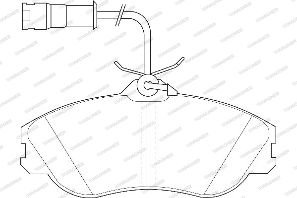 Brake Pad Set, disc brake (WBP21137A)
