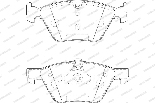 Brake Pad Set, disc brake (WBP23794A)