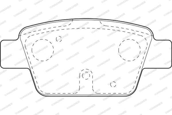 Brake Pad Set, disc brake (WBP23714A)