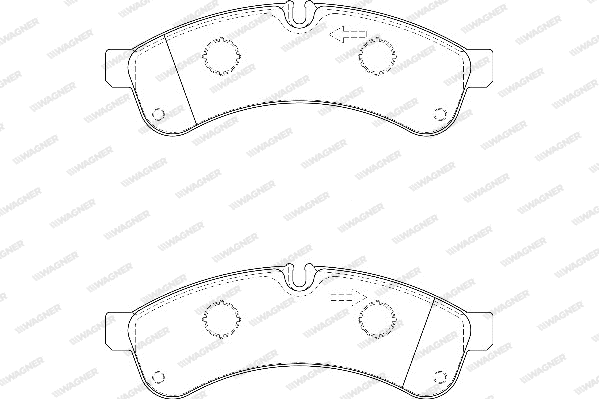 Brake Pad Set, disc brake (WBP29231A)