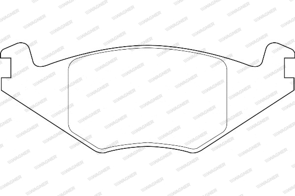 Brake Pad Set, disc brake (WBP20889A)