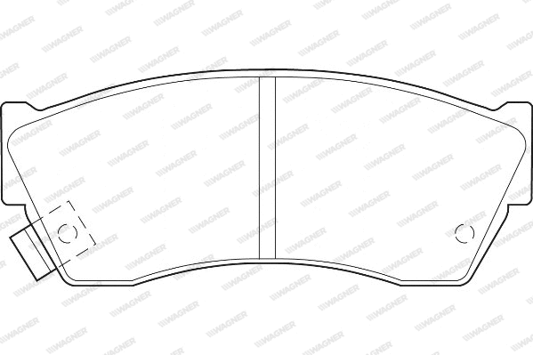 Brake Pad Set, disc brake (WBP21333A)