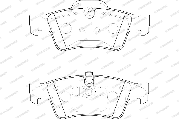 Brake Pad Set, disc brake (WBP23923A)