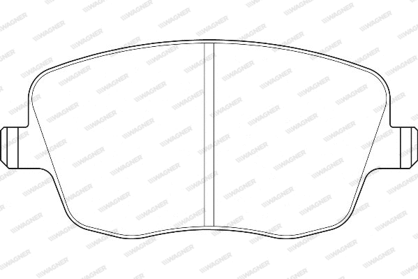 Brake Pad Set, disc brake (WBP23581A)