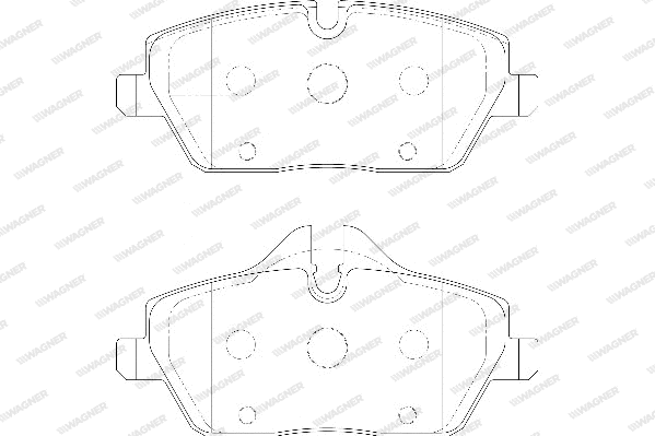 Brake Pad Set, disc brake (WBP23915A)