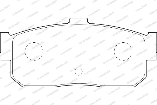 Brake Pad Set, disc brake (WBP21713A)
