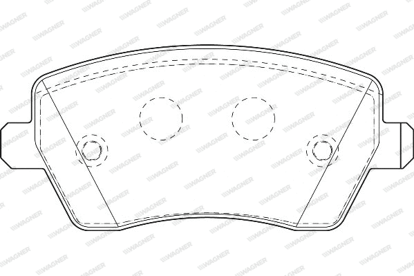 Brake Pad Set, disc brake (WBP23973A)