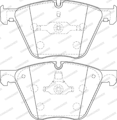 Brake Pad Set, disc brake (WBP24436A)