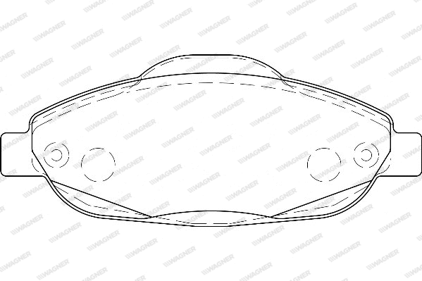 Brake Pad Set, disc brake (WBP24660A)
