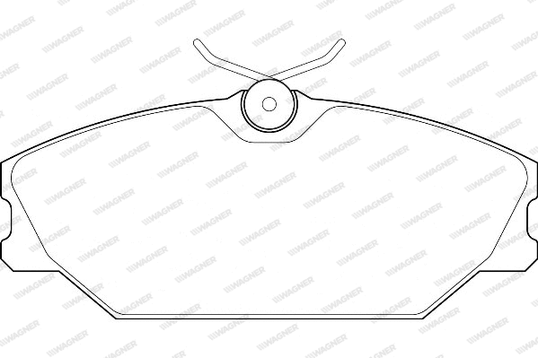 Brake Pad Set, disc brake (WBP23172A)