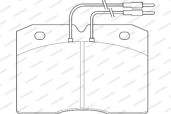 Brake Pad Set, disc brake (WBP21048B)