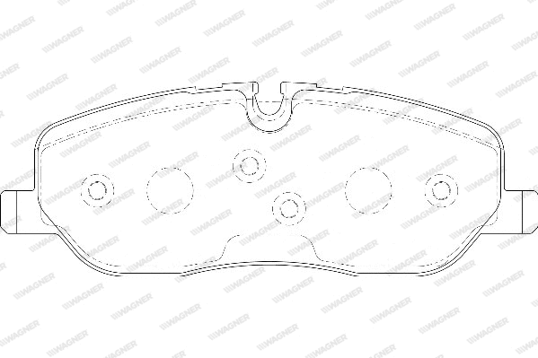 Brake Pad Set, disc brake (WBP24191A)