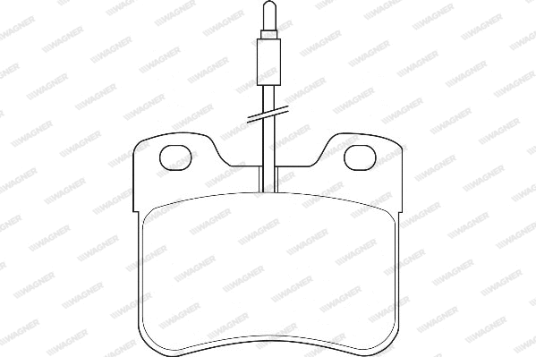 Brake Pad Set, disc brake (WBP21076A)