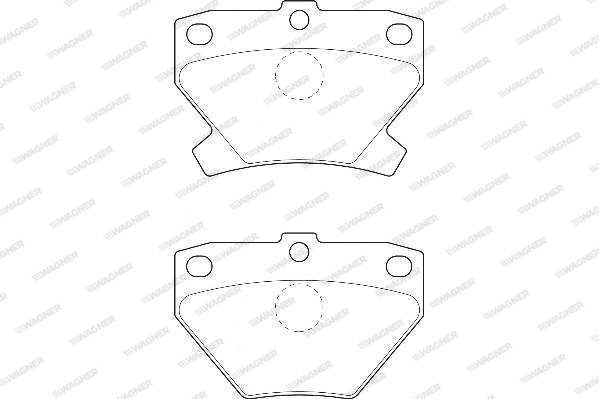 Brake Pad Set, disc brake (WBP23521A)