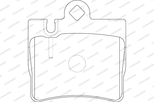 Brake Pad Set, disc brake (WBP23078A)