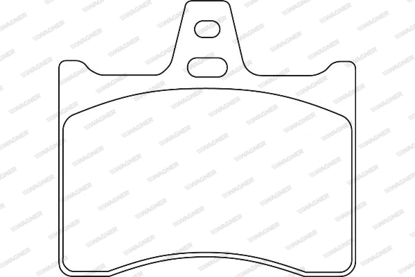 Brake Pad Set, disc brake (WBP23161A)