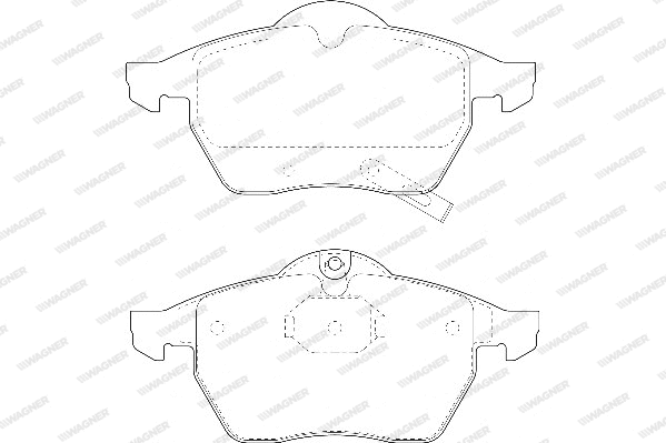 Brake Pad Set, disc brake (WBP21829A)