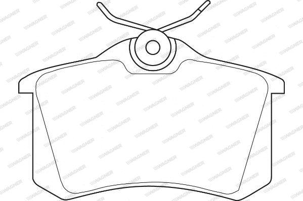 Brake Pad Set, disc brake (WBP20961D)