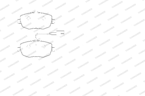 Brake Pad Set, disc brake (WBP24073B)
