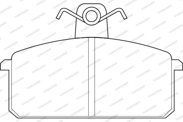 Brake Pad Set, disc brake (WBP20708A)