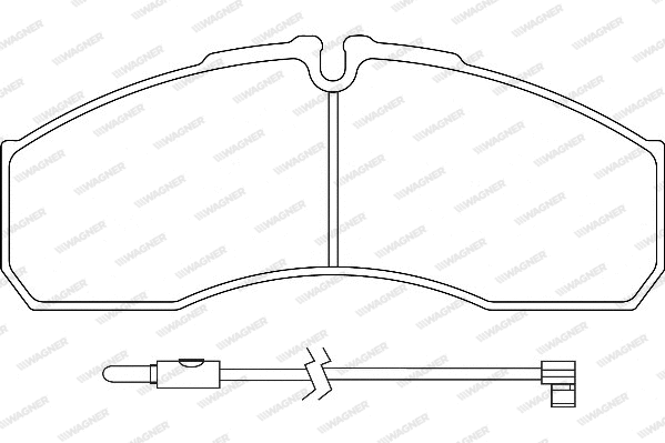 Brake Pad Set, disc brake (WBP29160B)