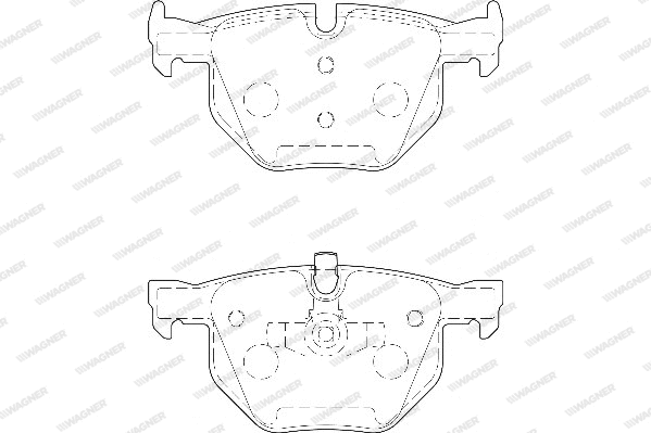 Brake Pad Set, disc brake (WBP23550A)