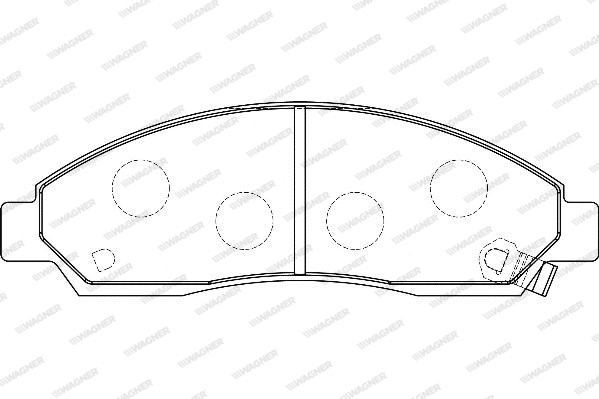 Brake Pad Set, disc brake (WBP24370A)
