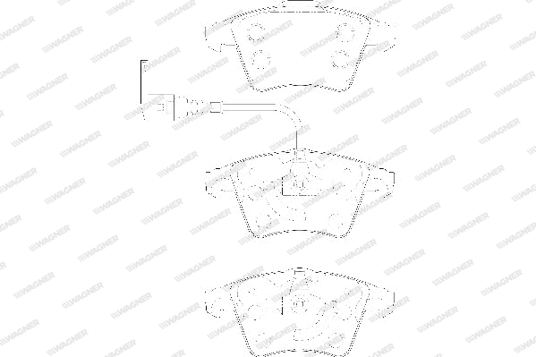 Brake Pad Set, disc brake (WBP23746A)