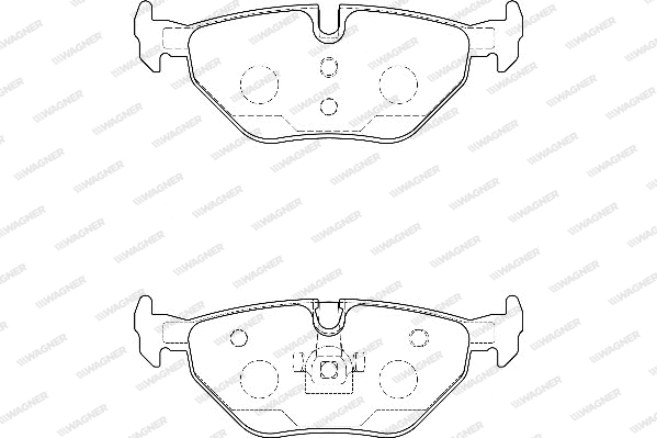 Brake Pad Set, disc brake (WBP21934B)