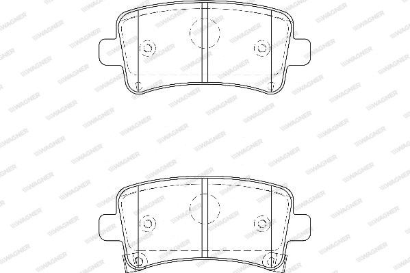 Brake Pad Set, disc brake (WBP24421B)