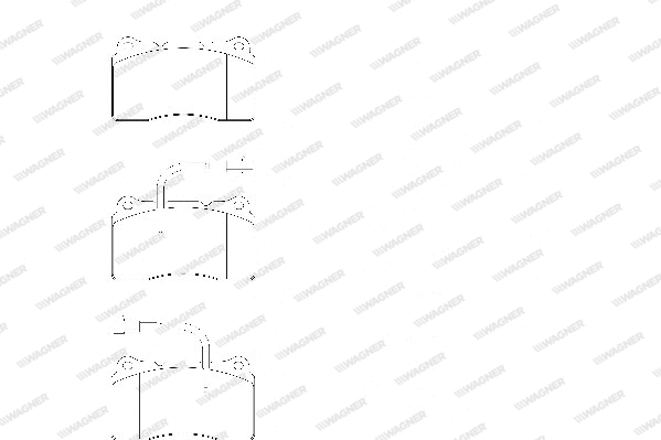 Brake Pad Set, disc brake (WBP23092B)