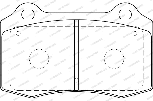 Brake Pad Set, disc brake (WBP21381B)
