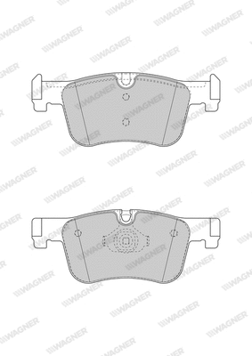 Brake Pad Set, disc brake (WBP24912A)