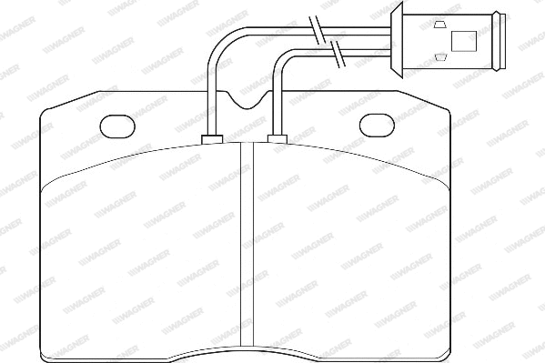 Brake Pad Set, disc brake (WBP21048A)