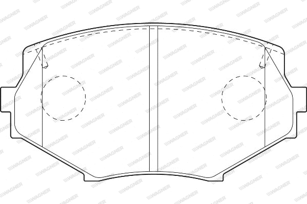 Brake Pad Set, disc brake (WBP23354A)