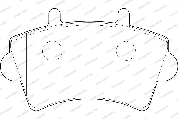 Brake Pad Set, disc brake (WBP23613A)