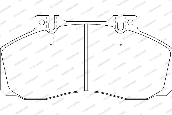 Brake Pad Set, disc brake (WBP29835A)