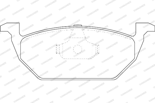 Brake Pad Set, disc brake (WBP23130B)