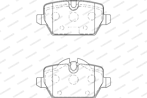 Brake Pad Set, disc brake (WBP23623A)
