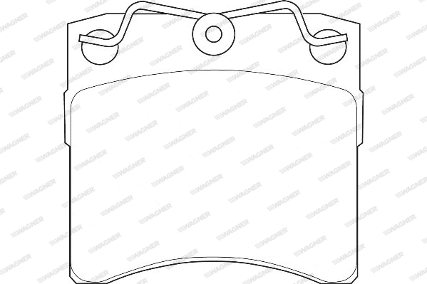 Brake Pad Set, disc brake (WBP20652B)