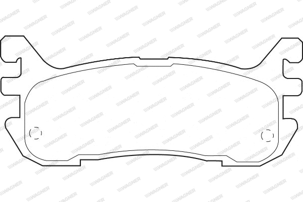 Brake Pad Set, disc brake (WBP23387A)