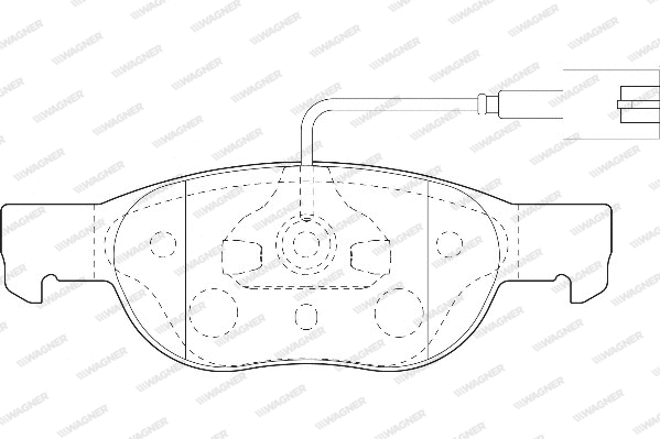 Brake Pad Set, disc brake (WBP21930B)