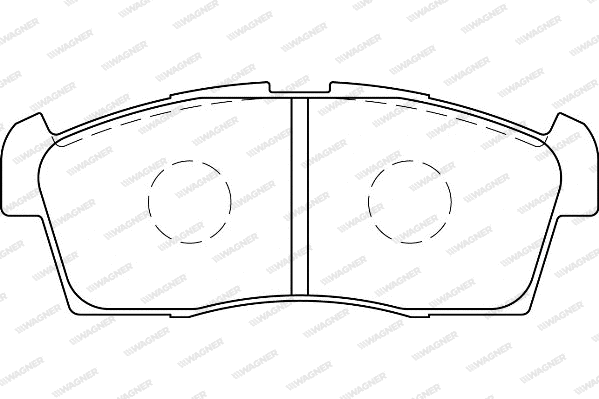 Brake Pad Set, disc brake (WBP80002A)